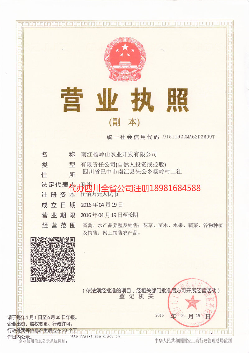 崇左崇左杨岭山农业开发有限公司